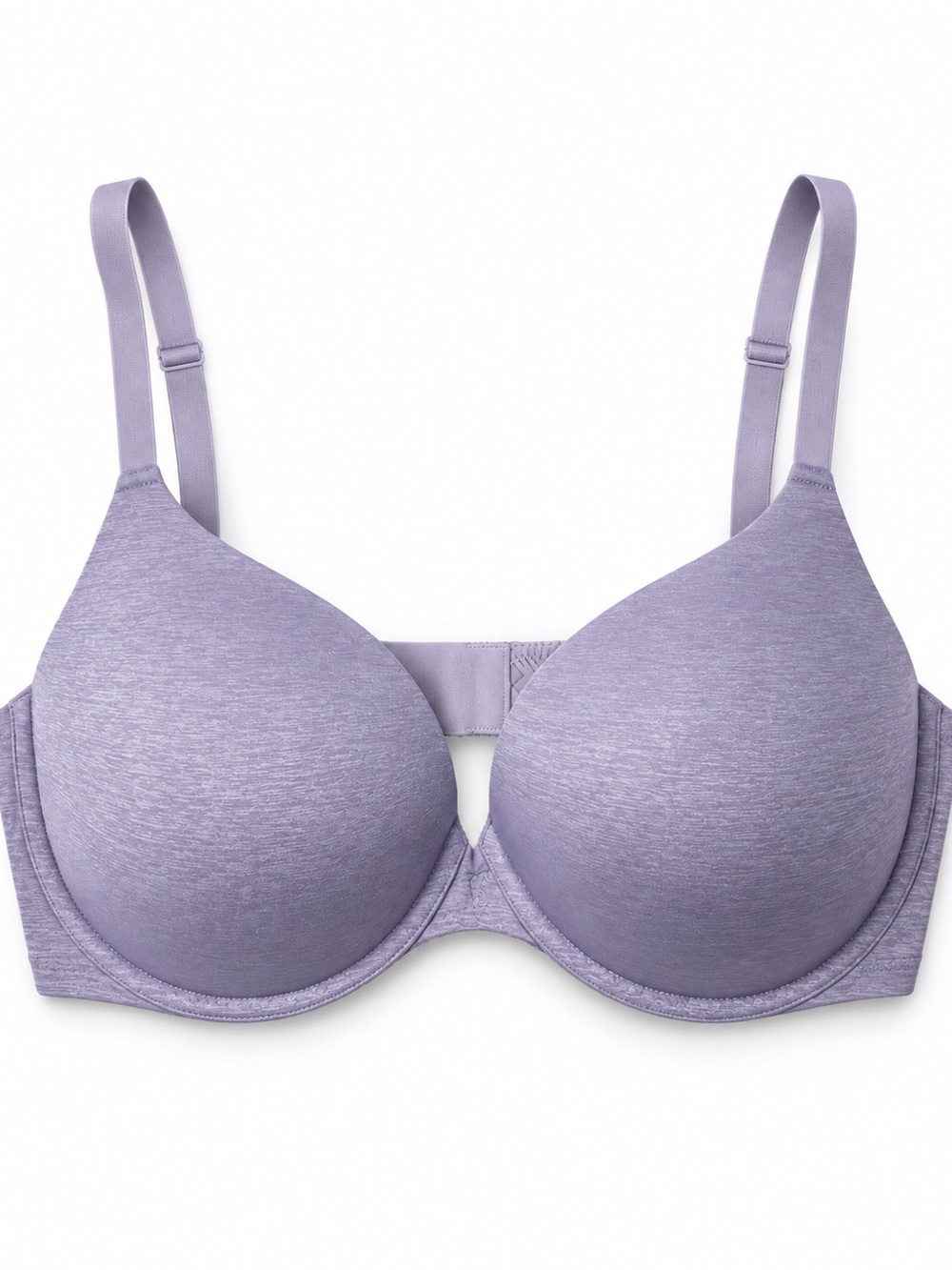 Victoria's Secret Padded Perfect Coverage Bra 36D Lavender Purple Underwire